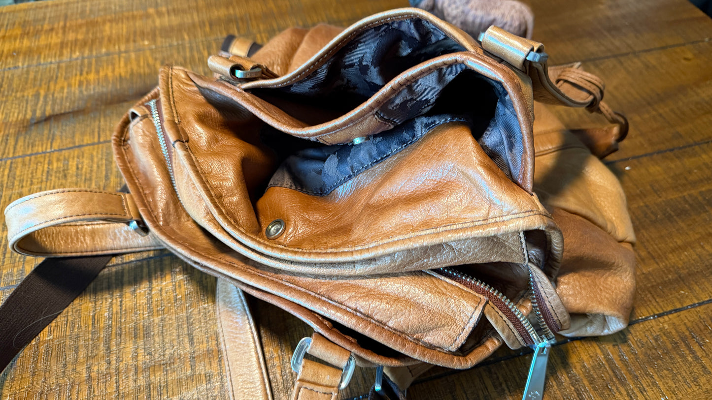 Aniary Leather Japanese Bag - Handbag & Crossbody