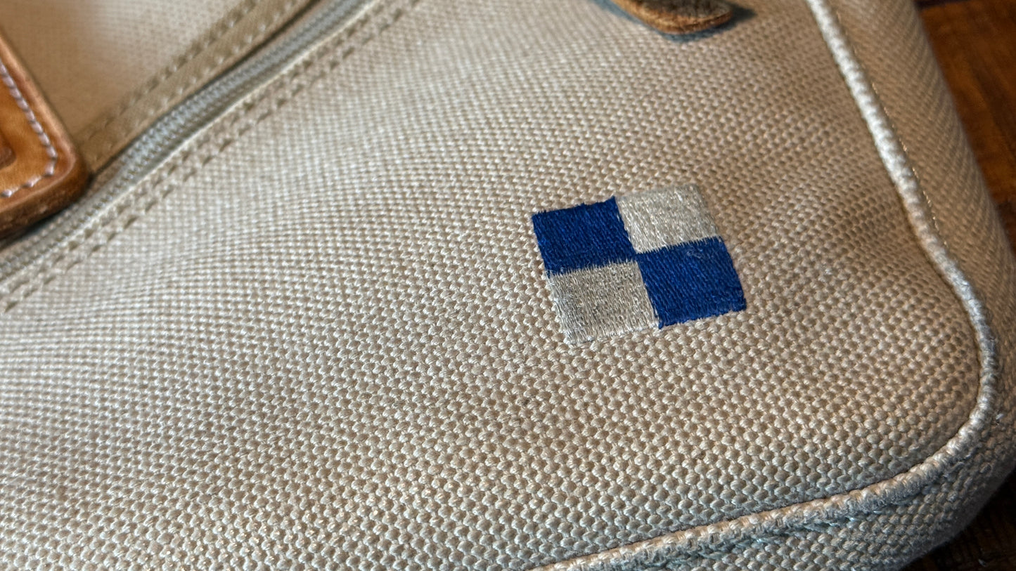 Harvest Label Waxed Canvas Briefcase (see details)
