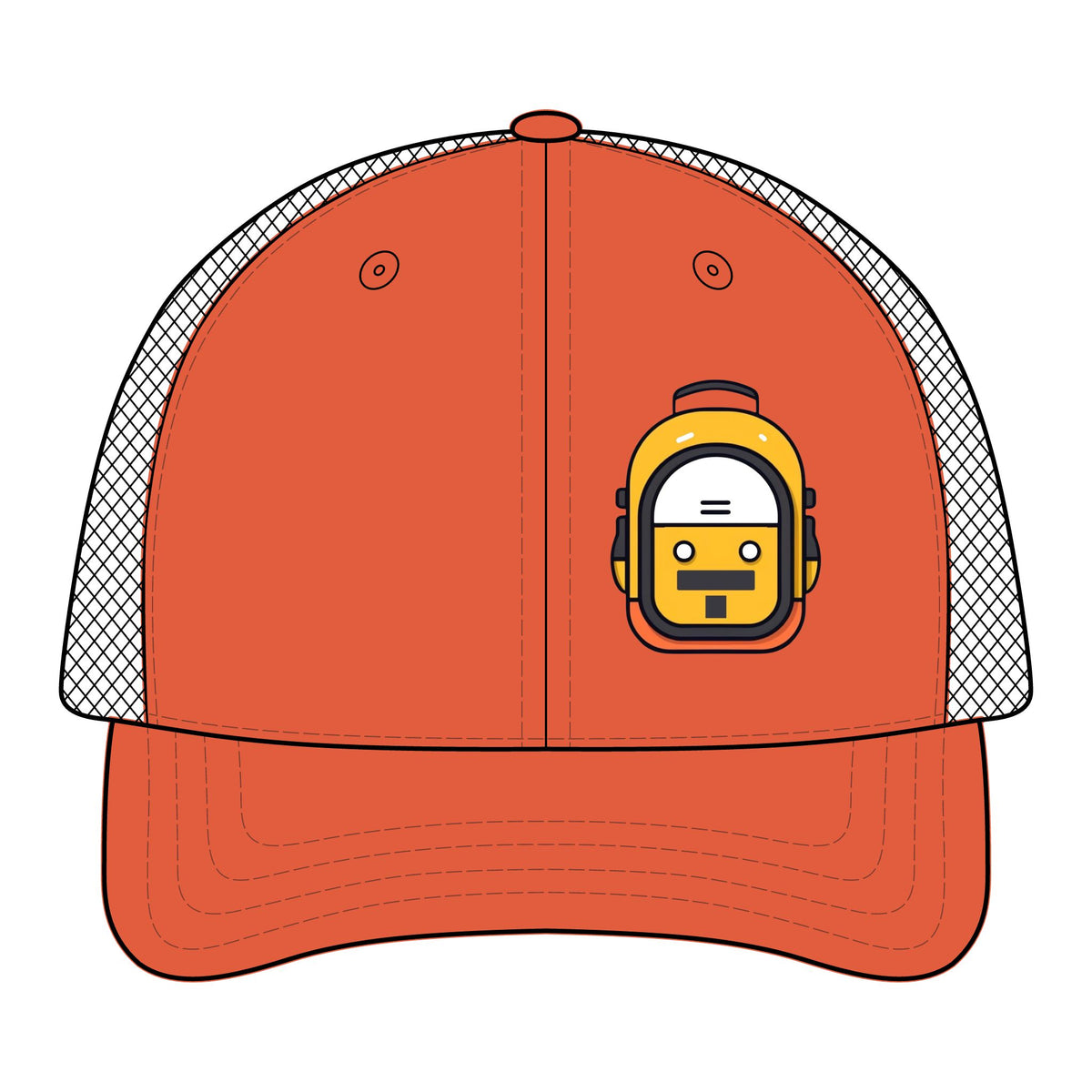 Retro Trucker Cap with The Perfect Bag Logo