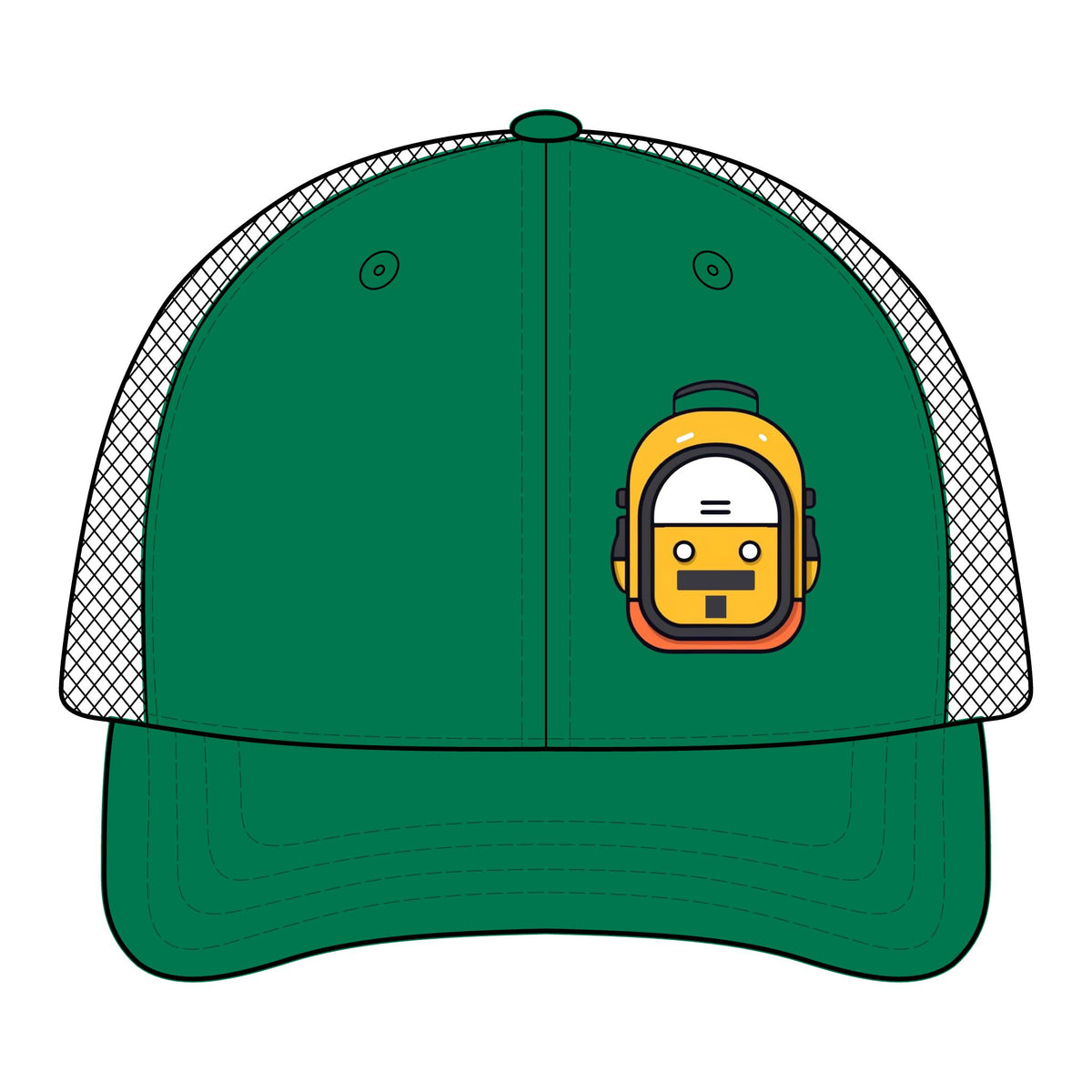 Retro Trucker Cap with The Perfect Bag Logo