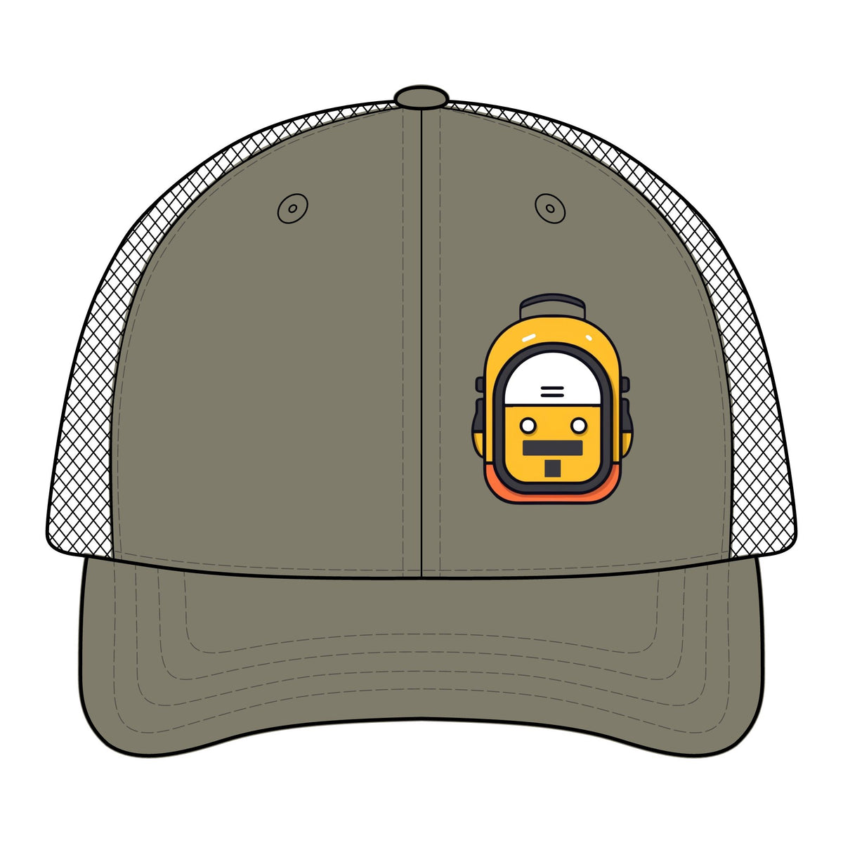Retro Trucker Cap with The Perfect Bag Logo