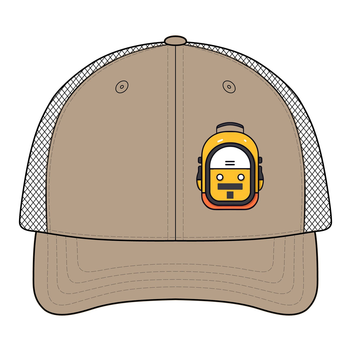 Retro Trucker Cap with The Perfect Bag Logo