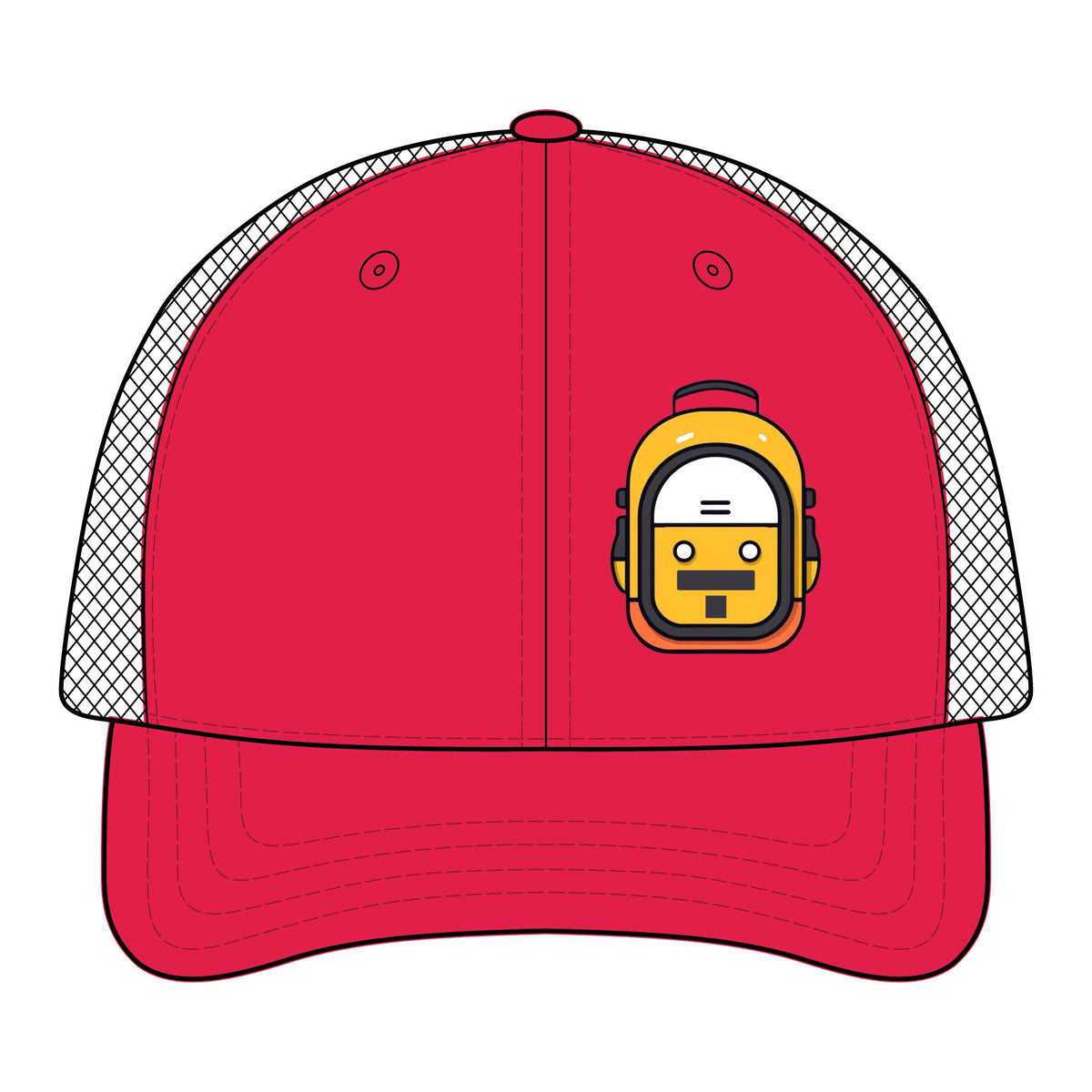 Retro Trucker Cap with The Perfect Bag Logo
