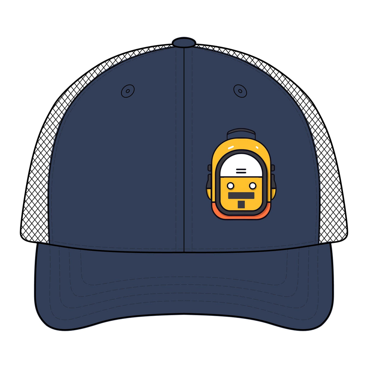 Retro Trucker Cap with The Perfect Bag Logo
