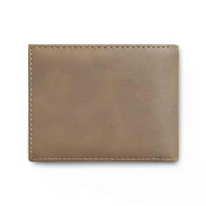 Coelacanth Leather Bi-Fold Wallet with Flip