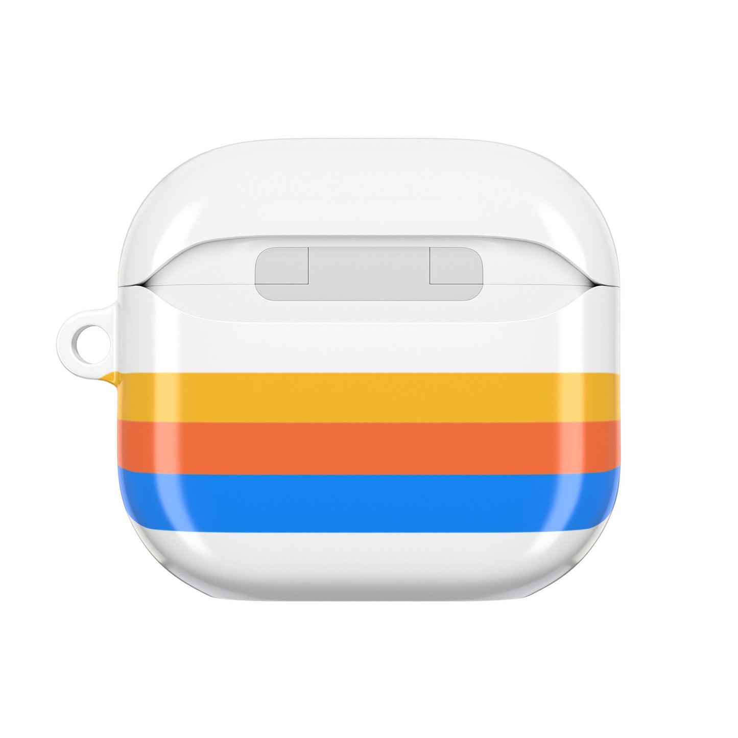 The Perfect Bag Retro Sunset AirPod Case - Colorful Striped Protective Cover