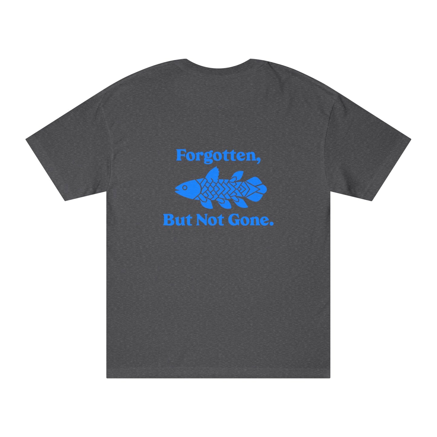 “Forgotten, But Not Gone” Coelacanth Logo Tee