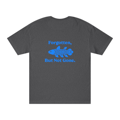 “Forgotten, But Not Gone” Coelacanth Logo Tee
