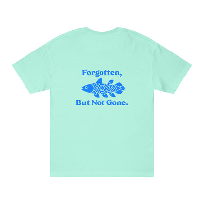 “Forgotten, But Not Gone” Coelacanth Logo Tee