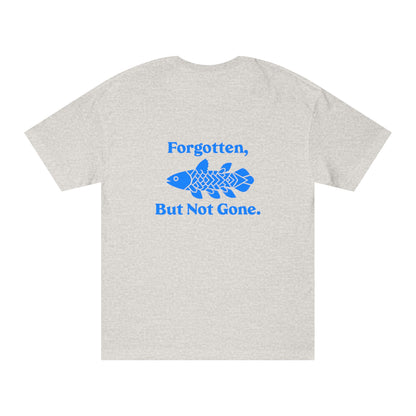 “Forgotten, But Not Gone” Coelacanth Logo Tee