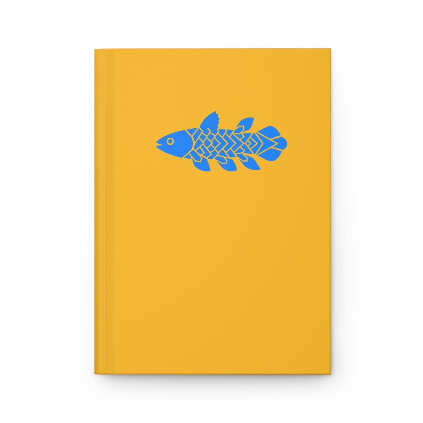 Coelacanth Logo Matte Yellow Notebook