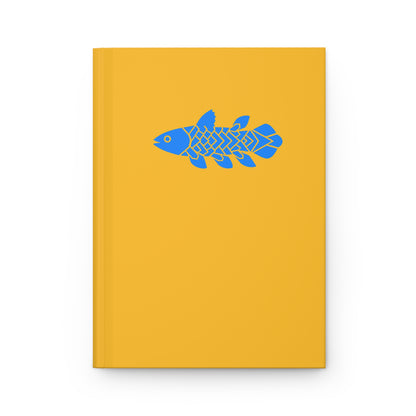 Coelacanth Logo Matte Yellow Notebook