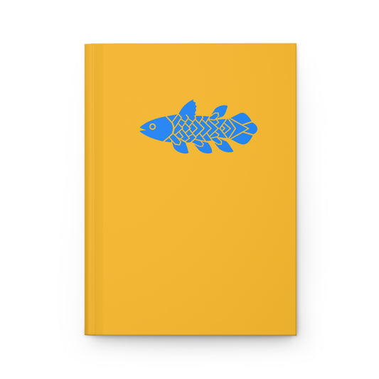 Coelacanth Logo Matte Yellow Notebook