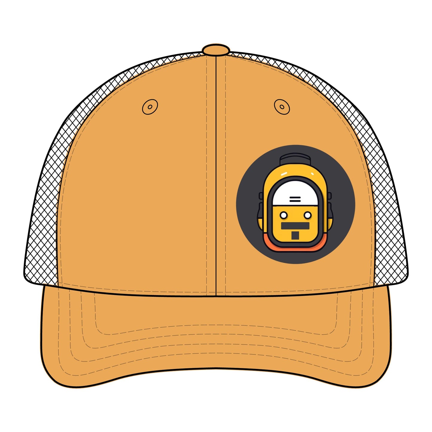 Retro Trucker Cap with The Perfect Bag Logo