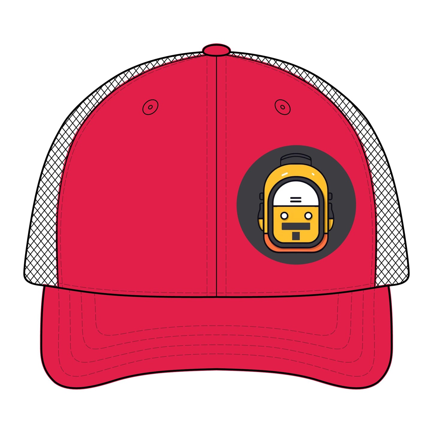 Retro Trucker Cap with The Perfect Bag Logo