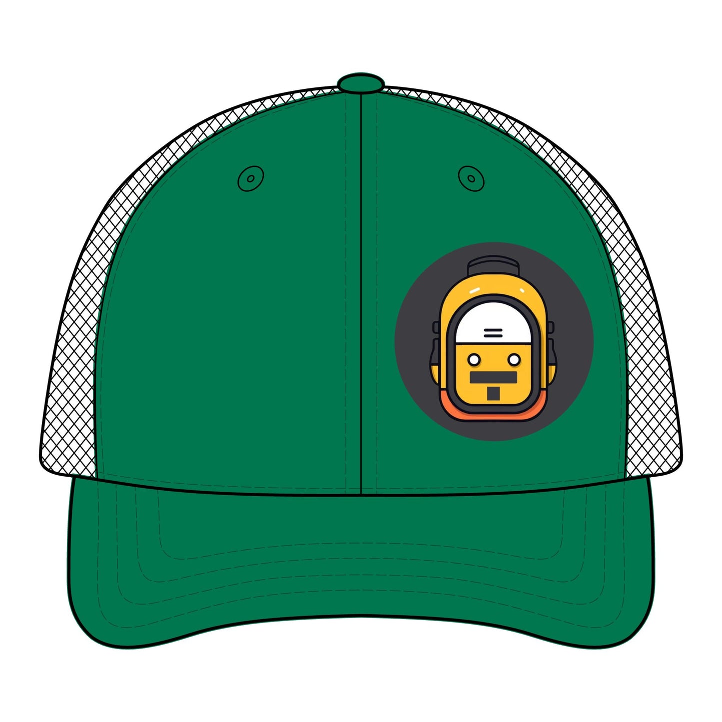 Retro Trucker Cap with The Perfect Bag Logo