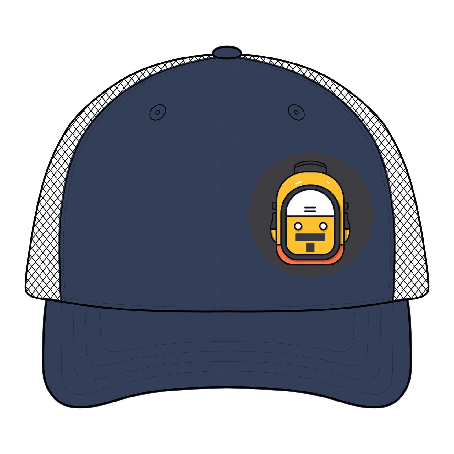 Retro Trucker Cap with The Perfect Bag Logo