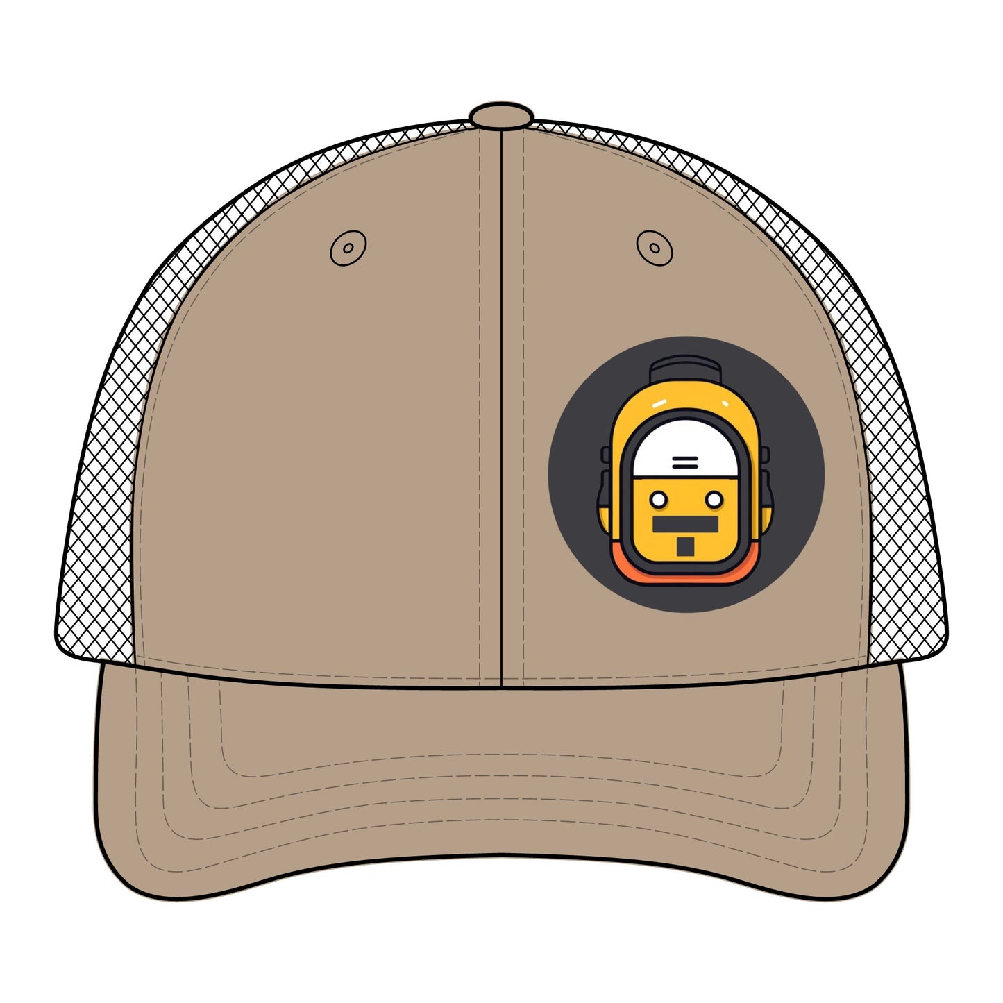 Retro Trucker Cap with The Perfect Bag Logo