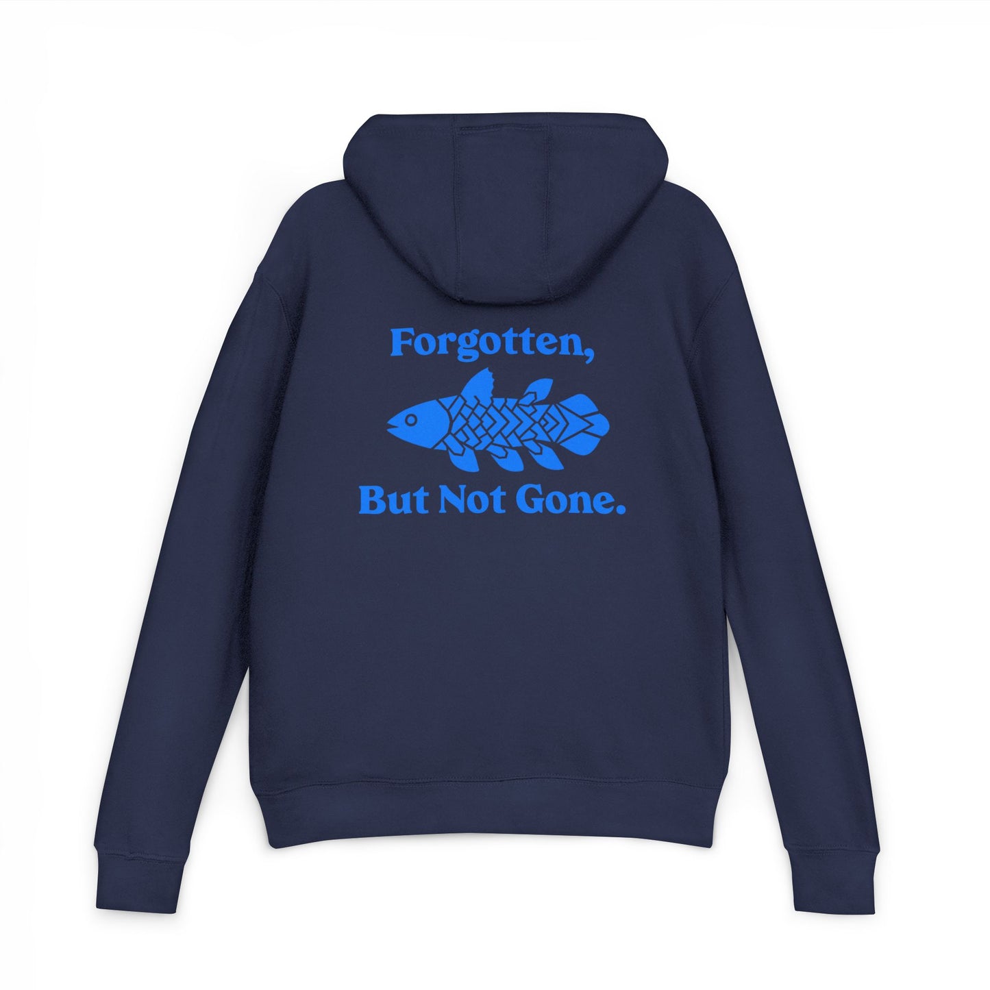 Hoodie - "Forgotten, But Not Gone" Coelacanth Logo