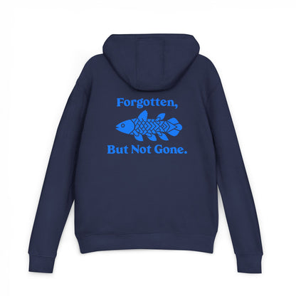 Hoodie - "Forgotten, But Not Gone" Coelacanth Logo