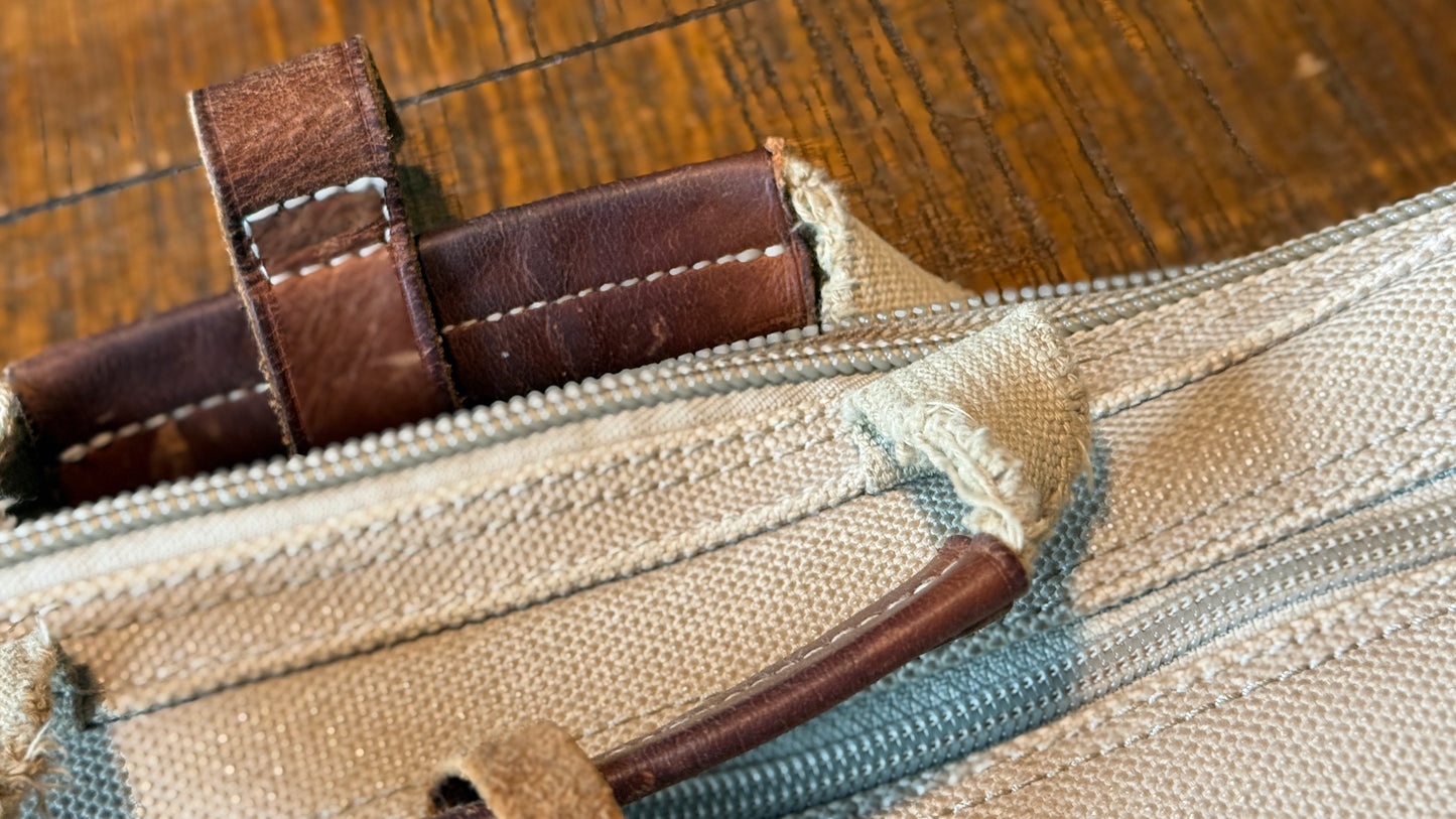 Harvest Label Waxed Canvas Briefcase (see details)
