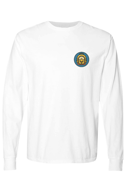 TPB Pixel Logo Garment Dyed Long Sleeve T-Shirt