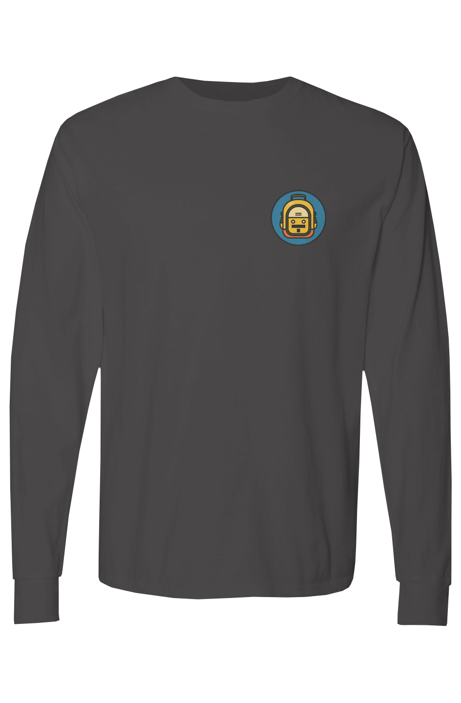 TPB Pixel Logo Garment Dyed Long Sleeve T-Shirt