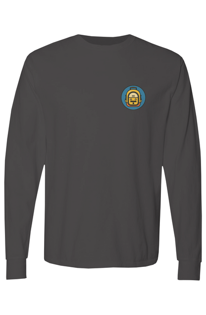 TPB Pixel Logo Garment Dyed Long Sleeve T-Shirt