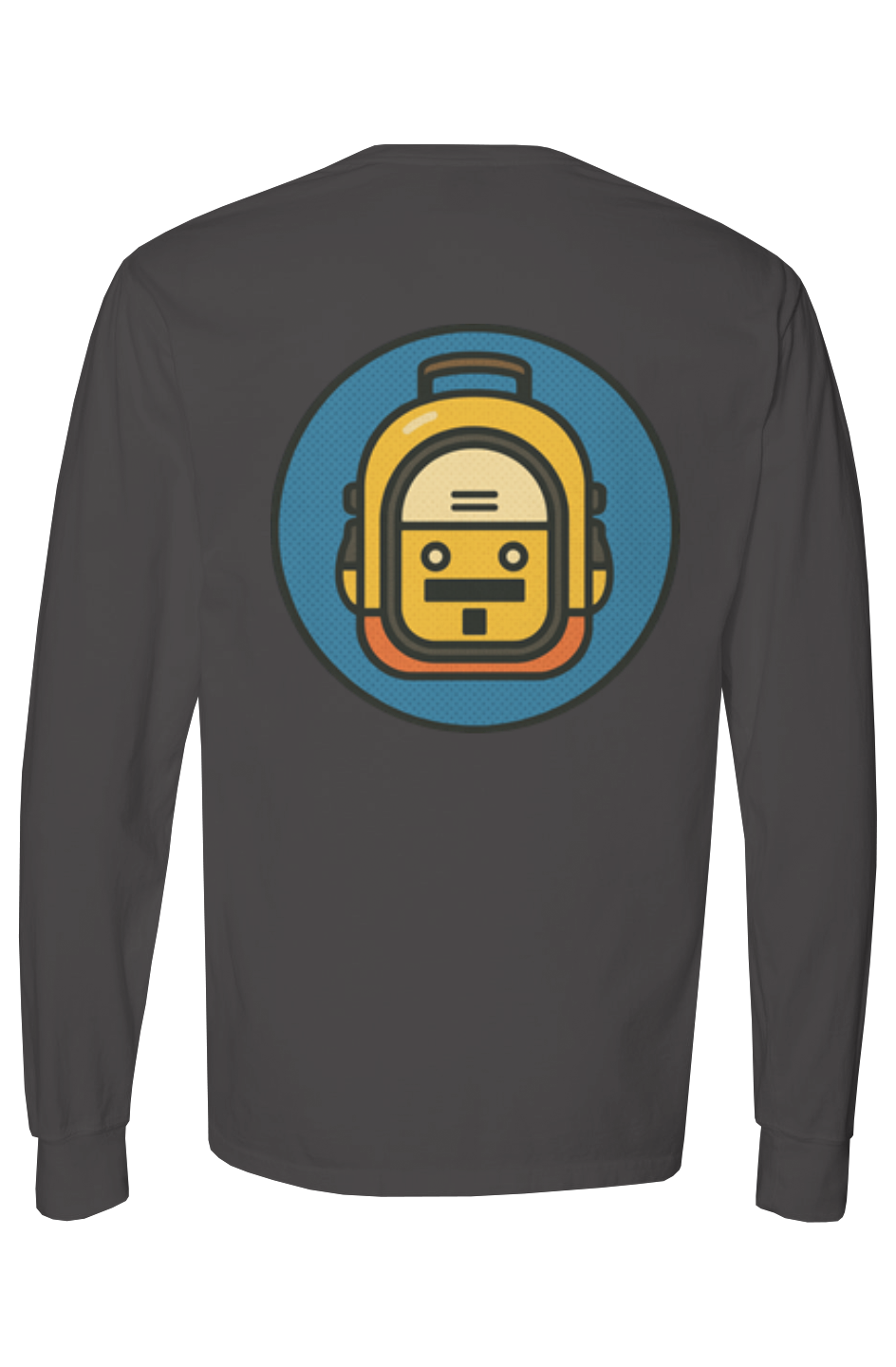 TPB Pixel Logo Garment Dyed Long Sleeve T-Shirt