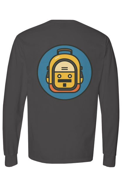 TPB Pixel Logo Garment Dyed Long Sleeve T-Shirt