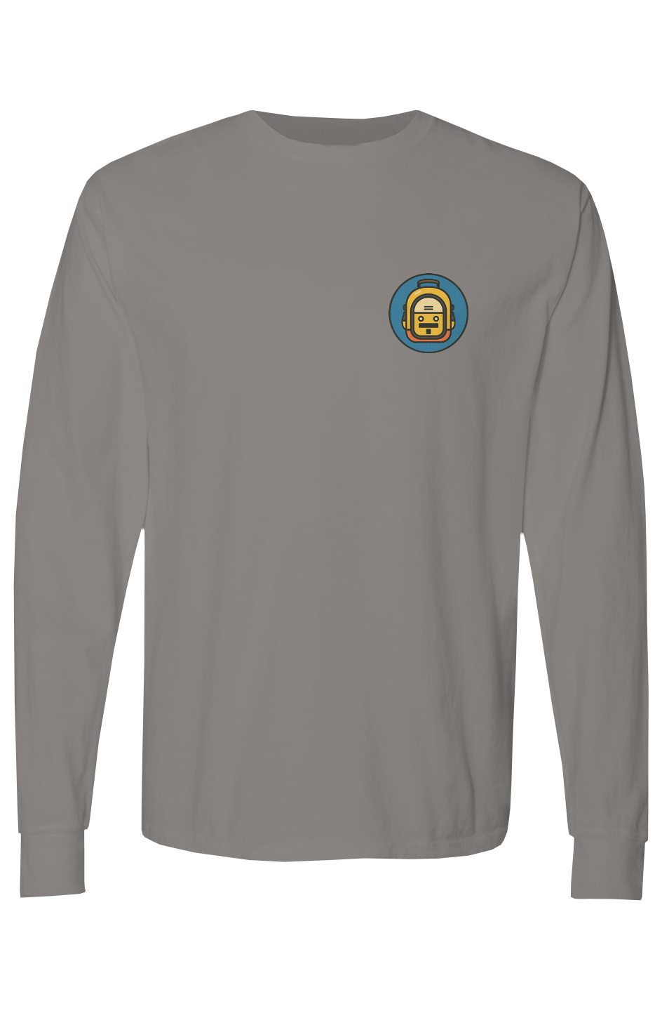 TPB Pixel Logo Garment Dyed Long Sleeve T-Shirt