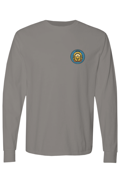TPB Pixel Logo Garment Dyed Long Sleeve T-Shirt