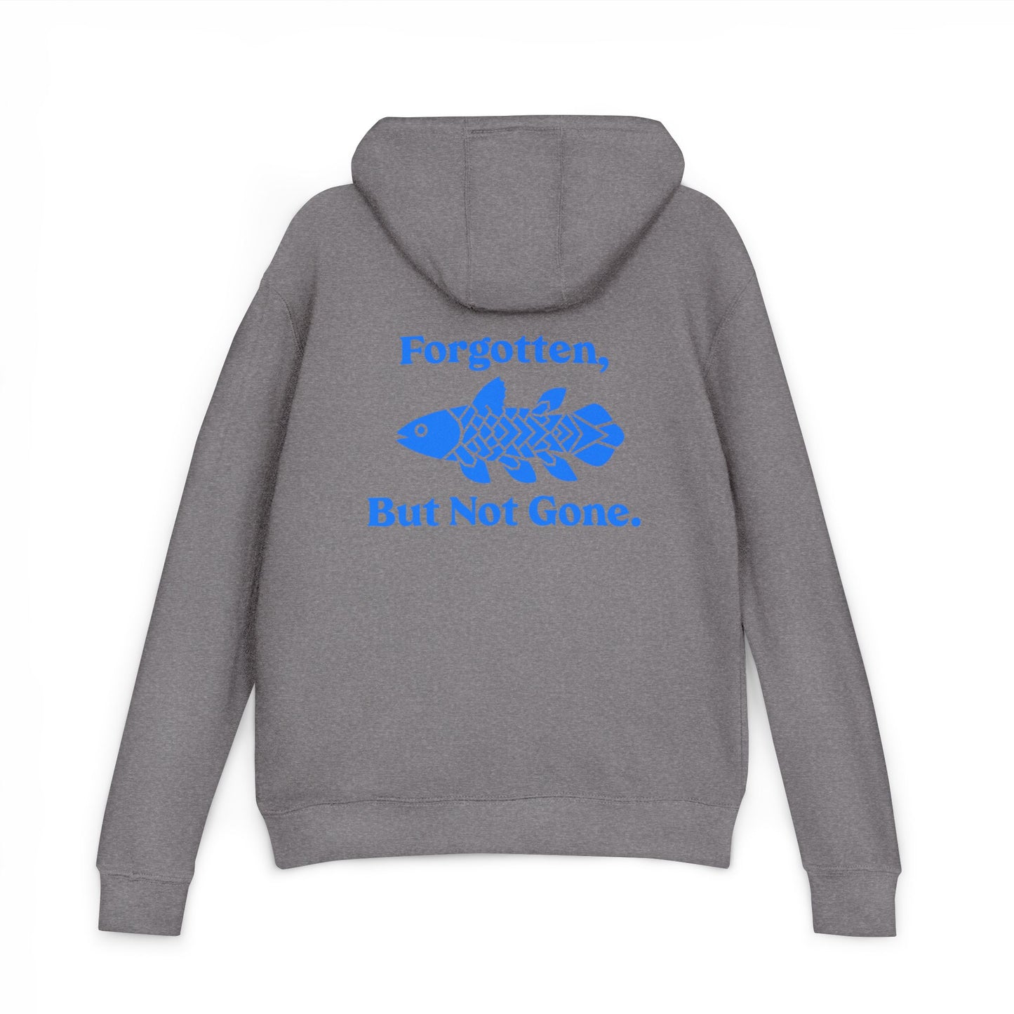 Hoodie - "Forgotten, But Not Gone" Coelacanth Logo