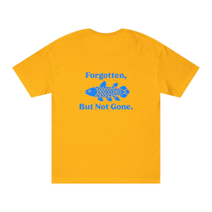 “Forgotten, But Not Gone” Coelacanth Logo Tee