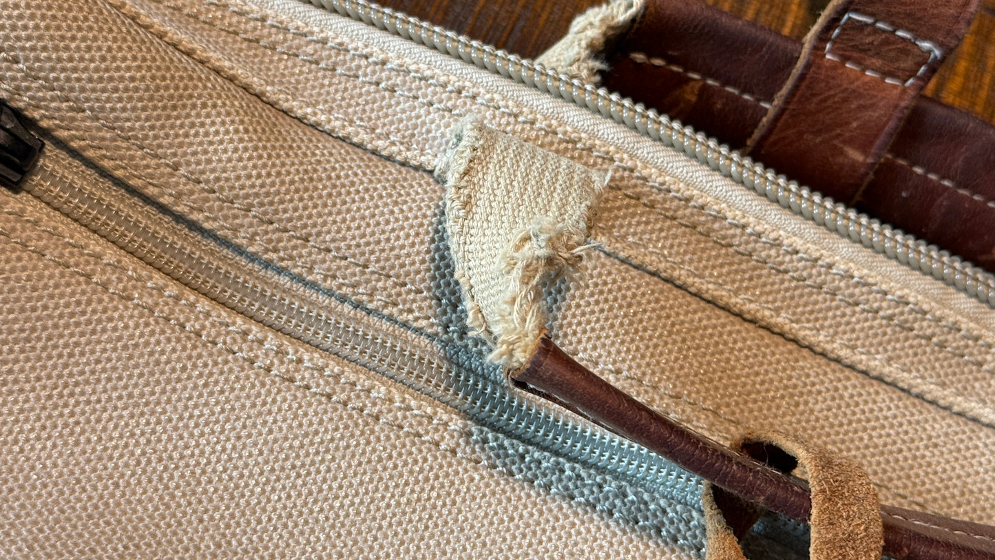 Harvest Label Waxed Canvas Briefcase (see details)