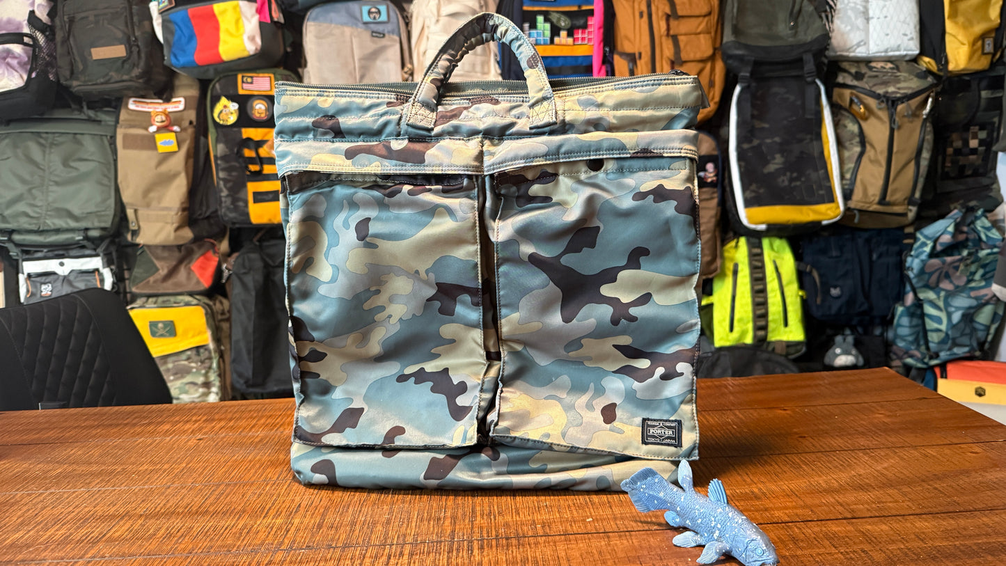 Yoshida Porter Unique Camo Helmet Bag
