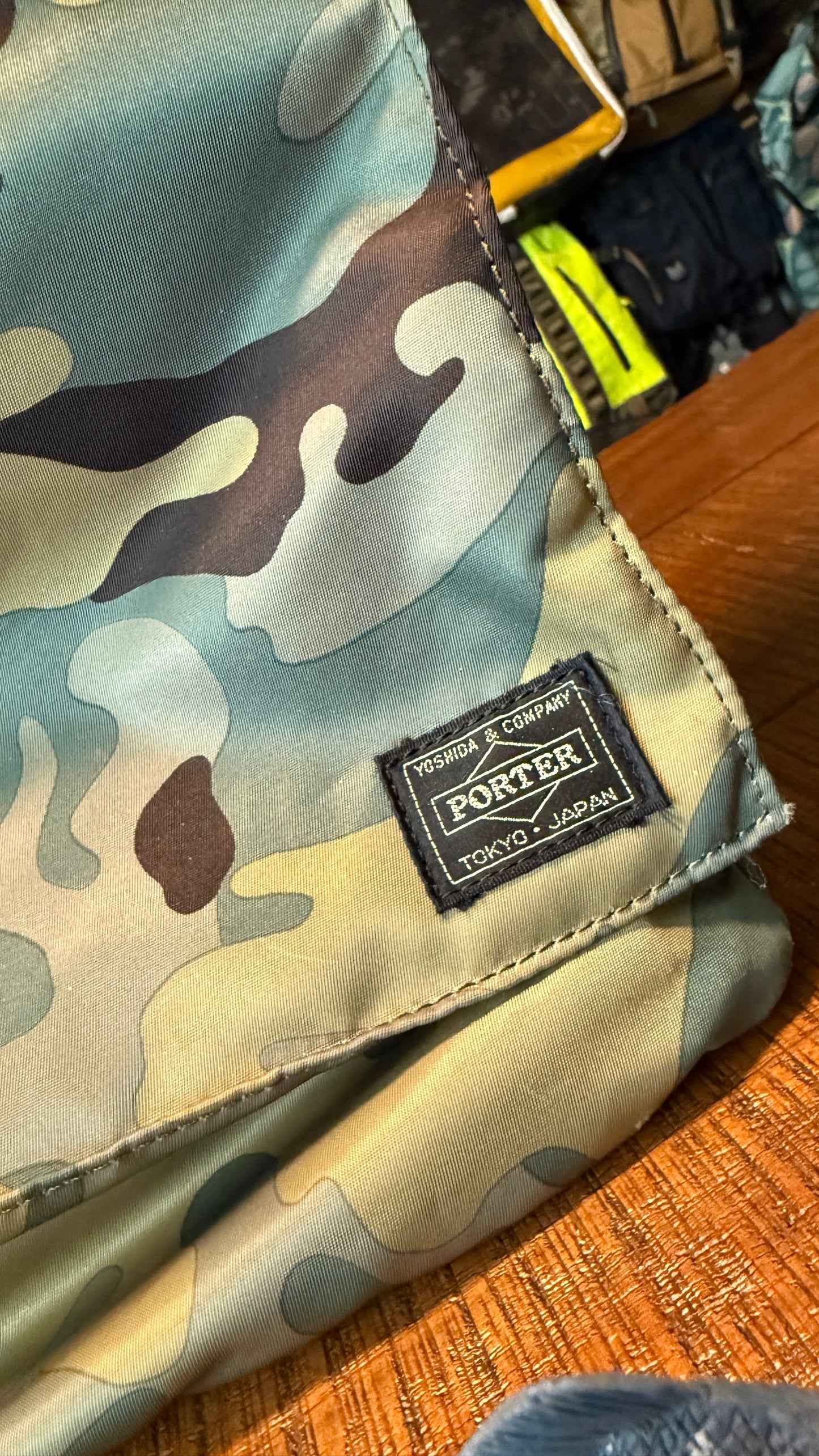 Yoshida Porter Unique Camo Helmet Bag
