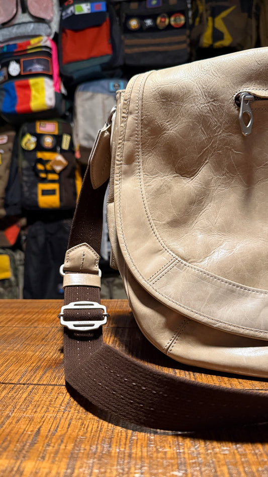 Aniary Japanese Leather Satchel / Messenger