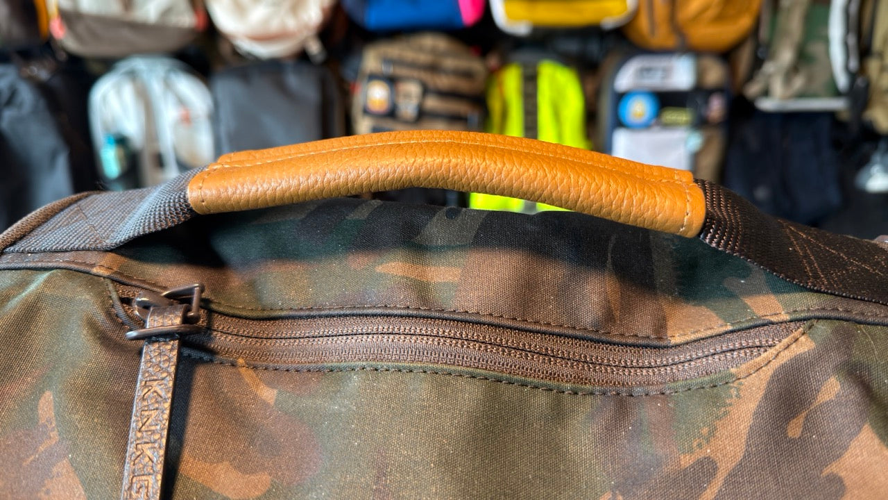 KNKG Camo Waxed Canvas Backpack