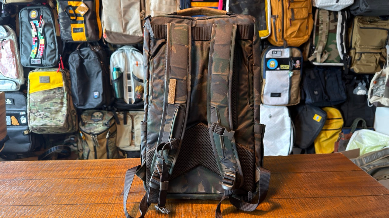 KNKG Camo Waxed Canvas Backpack