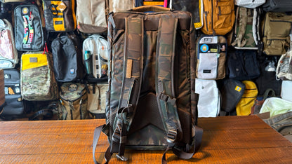 KNKG Camo Waxed Canvas Backpack