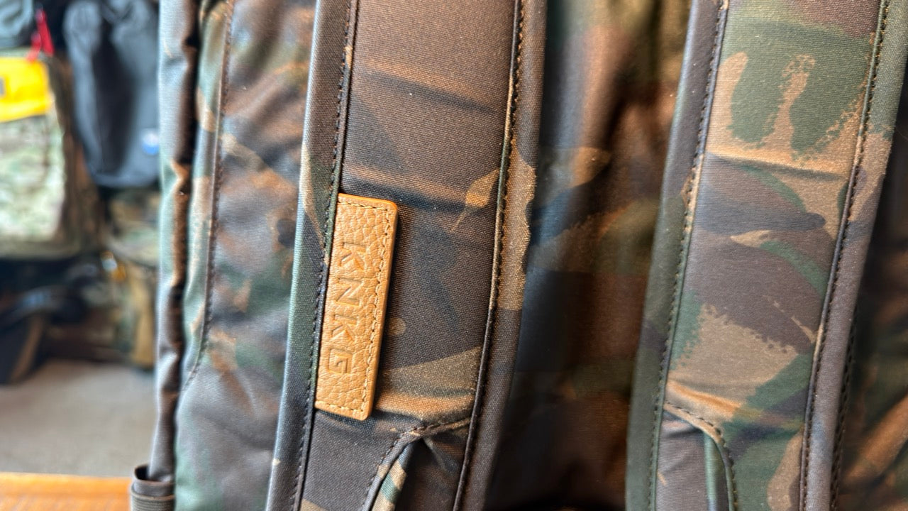 KNKG Camo Waxed Canvas Backpack