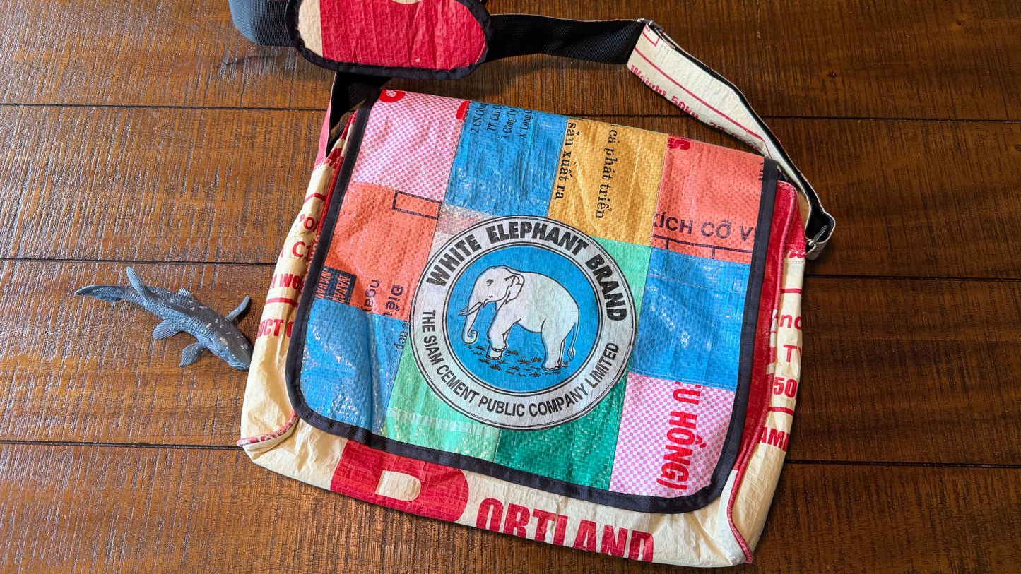 Cement 6 Recycled Messenger Bag
