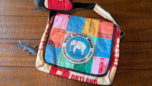 Cement 6 Recycled Messenger Bag