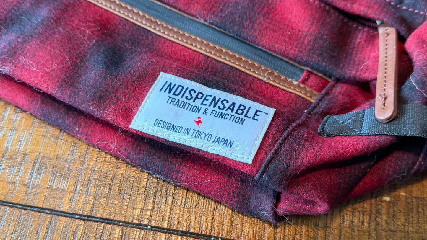 Indispensable Japan Large Crossbody Sling - Wool Plaid