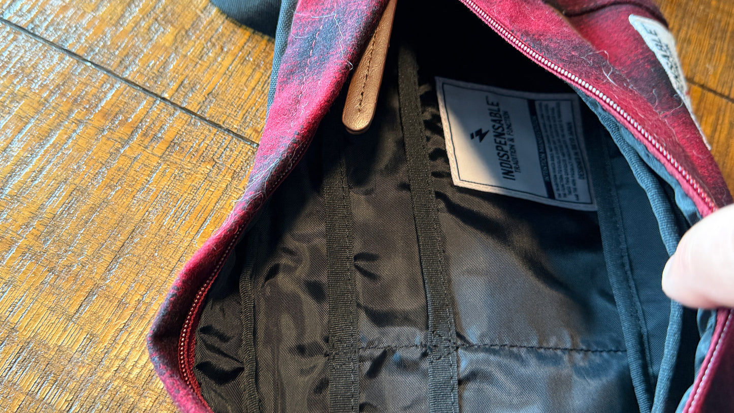 Indispensable Japan Large Crossbody Sling - Wool Plaid