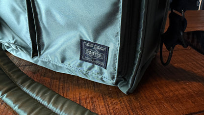 Yoshida Porter & Co PX Tanker Green Crossbody Square Satchel