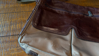 Really Nice Vintage Fossil Briefcase - Leather and Nylon.
