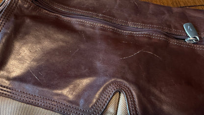 Really Nice Vintage Fossil Briefcase - Leather and Nylon.
