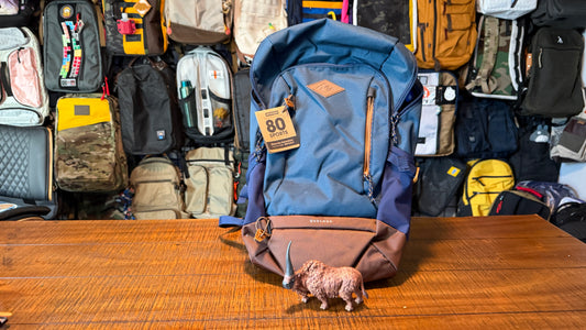 Blue and Gold Decathalon Quecha Backpack